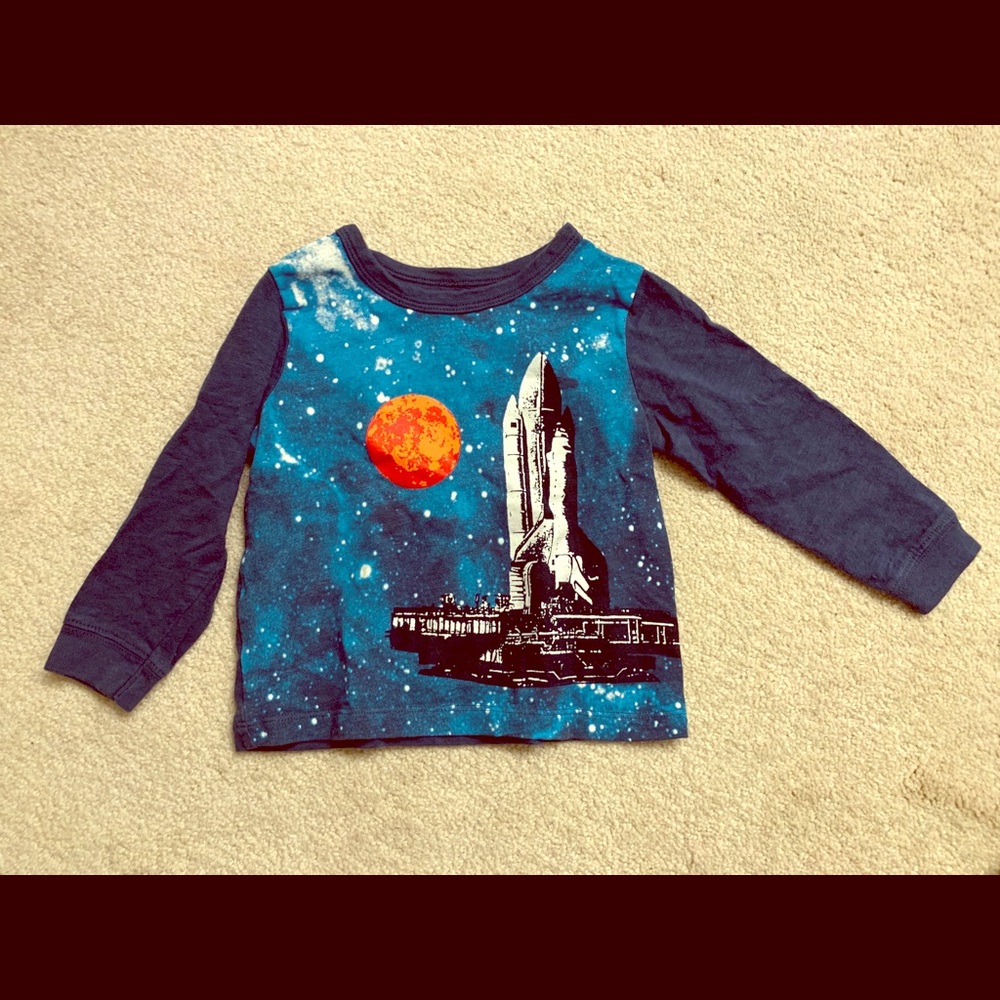 OshKosh B’gosh Toddler Boys Space Shuttle Shirt